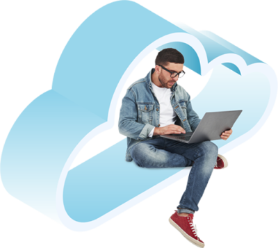 man-at-cloud-easyserver